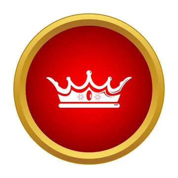 Royal crown vector icon symbolizing kingdom power Stock Illustration