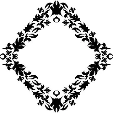 Royal damask pattern for fabric design. Wallpaper baroque, damask. Stock Illustration