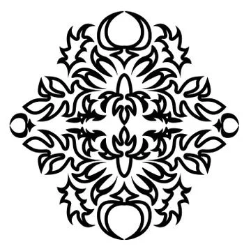 Royal damask pattern for fabric design. Wallpaper baroque, damask. Stock Illustration