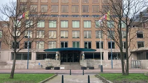 Royal Dutch Shell head quarters in the Netherlands 動画素材 149746393
