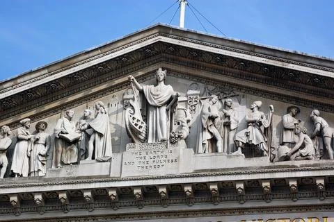 Royal Exchange facade Stock Photos