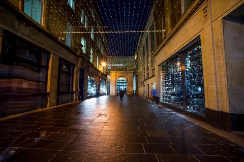 Royal Exchange Square - Glasgow Video stock 99991451