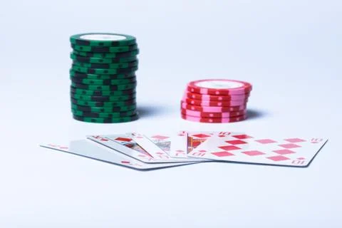 Royal flush Stock Photos