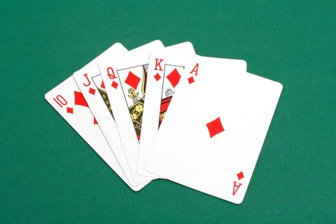 Royal flush Stock Photos