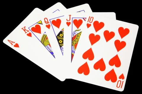 Royal flush Stock Photos