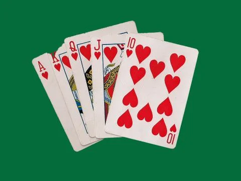 Royal Flush Stock-Fotos