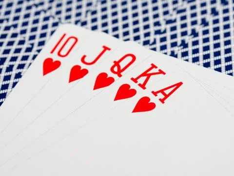 Royal flush Stock Photos