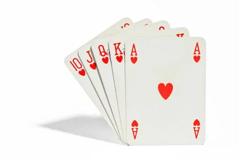 Royal flush Foto stock