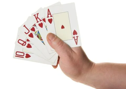 Royal flush Stock Photos