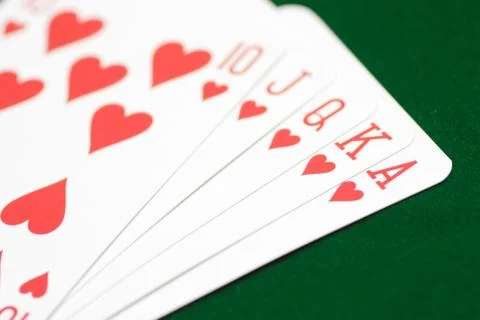 Royal flush Stock Photos