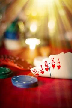 Royal Flush Stock Photos