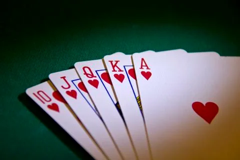 Royal flush Stock Photos