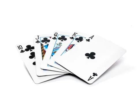 ROYAL FLUSH Stock Photos
