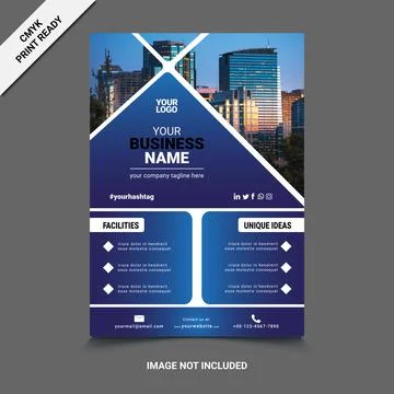 Royal Flyer Design Stock Illustration