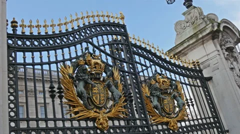 The royal gate has finally opened Stock Footage 47762268