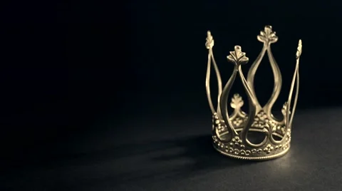 Royal Gold Crown Black Background Stock Video Footage | Royalty Free Royal  Gold Crown Black Background Videos | Pond5