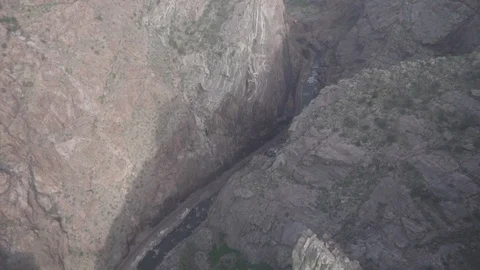 Royal Gorge Bridge 07 - View of Arkansas River Stock Footage 96259662