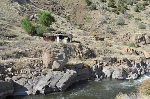 Royal Gorge Ruins Stock Photos