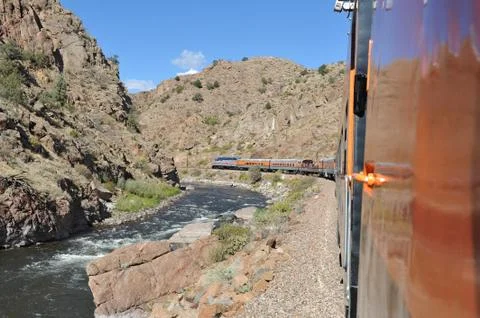 Royal Gorge train Stock-Fotos