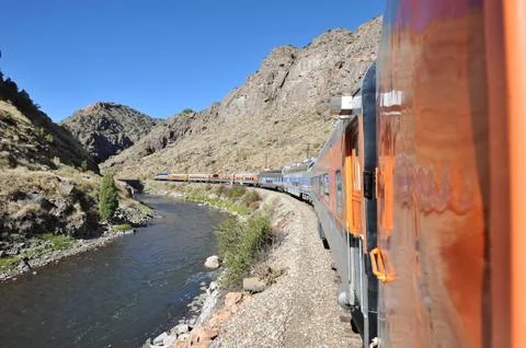 Royal Gorge train Stock Photos
