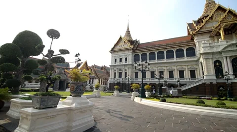 Royal grand palace in Bangkok. Stock Footage 36332964