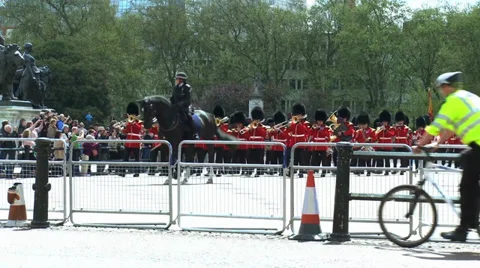 Royal Guard Parade Stock Footage 36034582