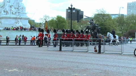 Royal Guard Parade Marching Stock Footage 37694852