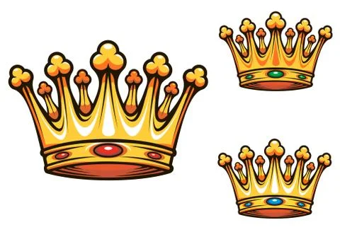Royal king crown 스톡 일러스트