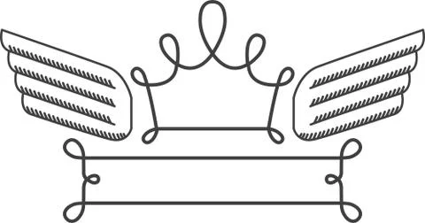Royal King Crown symbol vector image Stock Illustration