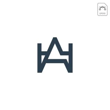 Royal king initial AG logo or symbol business company vector icon isolated Stock Illustration