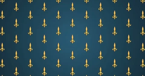 Royal Lilies background Stock Footage 70401494