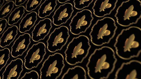 Royal lily angle with move left to right 4K with alpha 库存影片 99289547