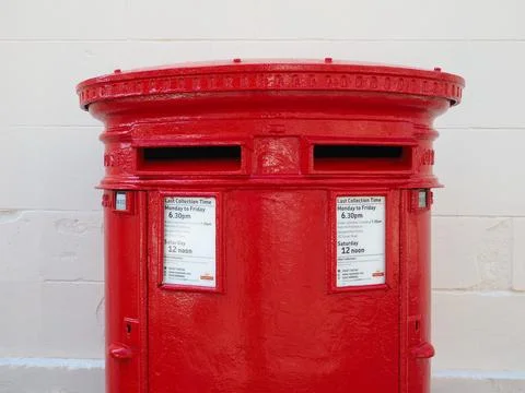 Royal Mail Post Box in Glasgow Stock Photos