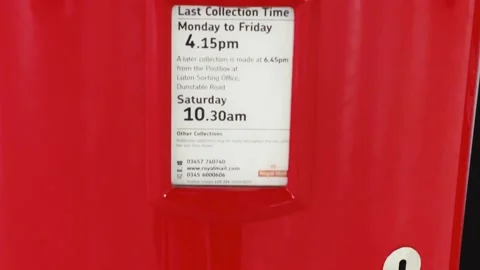 Royal Mail Post in England Stock Footage 231326941