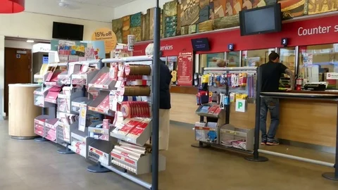 Royal Mail Post Office Cornwall, England Stock Footage 78686012