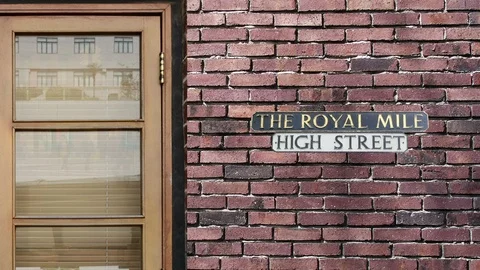 The Royal Mile Stock Footage 116423007