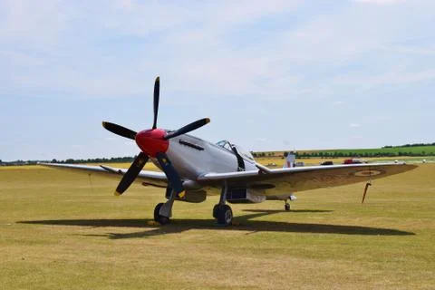 Royal Navy Spitfire Stockfoto's