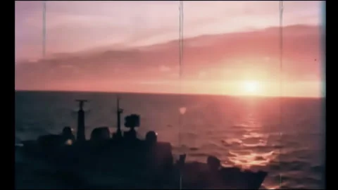 Royal Navy Type 42 Destroyer HMS Coventry [D118] 1980 Stock Footage 335384711
