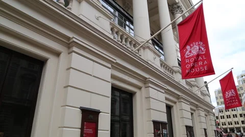 Royal Opera House Covent Garden London UK Stock Footage 157342753