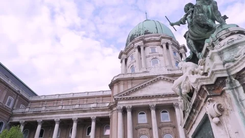 Royal Palace, Budapest Stock Footage 83670913
