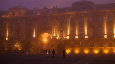 Royal palace budapest Stock Footage 126127915