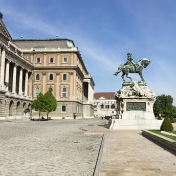 Royal palace in budapest Stock Photos