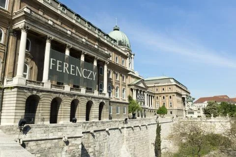 Royal palace in budapest Stock Photos