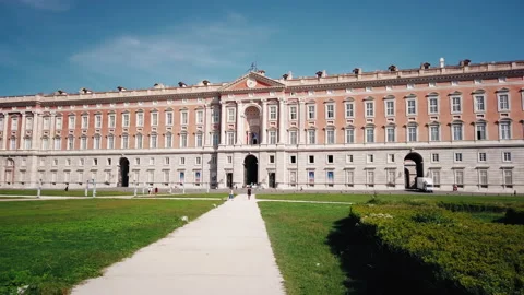 The Royal Palace Of Caserta Stock Footage 239624969