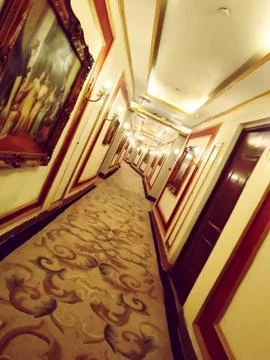 Royal Palace Corridor Stock Photos