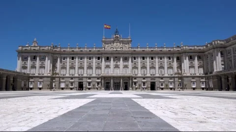 Royal Palace of Madird Stock Footage 159171660