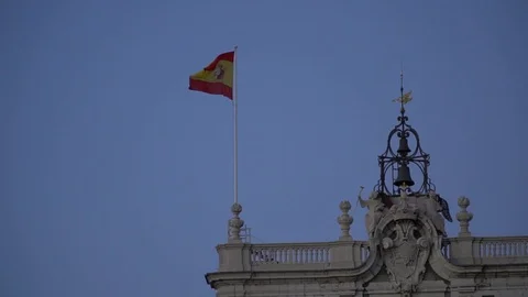 Royal Palace of Madrid Stock Footage 98122808
