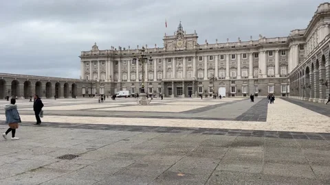 Royal Palace Madrid Stock-Footage 223394909
