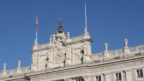 Royal Palace of Madrid Stock Footage 294821848