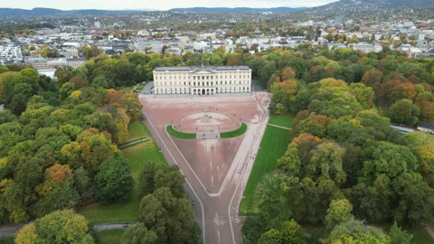 Royal Palace pull back Stock Footage 217937616